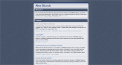 Desktop Screenshot of alexsilcock.net