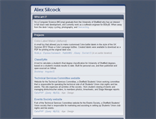 Tablet Screenshot of alexsilcock.net